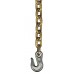 5/16" X 20' Chain,  Grade 70, Welded Grab Hooks - WLL 4,700 Lbs - USA